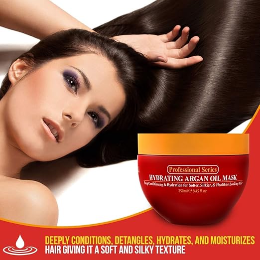 Arvazallia Hydrating Argan Oil Hair Mask (8.45oz)