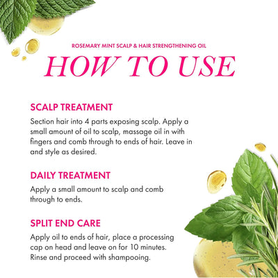 MIELLE - ROSEMARY MINT, SCALP & HAIR OIL