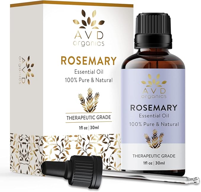 AVD Organics Rosemary Oil for Hair Growth - 100% Pure and Natural