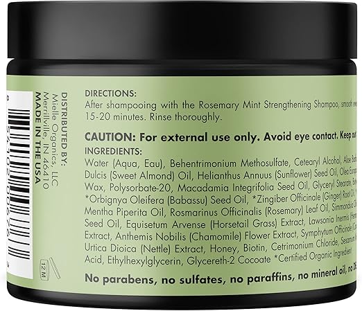 Rosemary Mint Strengthening Hair Mask 340g