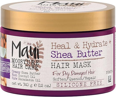 Maui Moisture Heal & Hydrate + Shea Butter Hair Mask, 12 Ounce