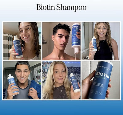 Shampoo for Thinning Hair and Hair Loss - Volumizing Biotin Shampoo for Hair Growth,273 ml